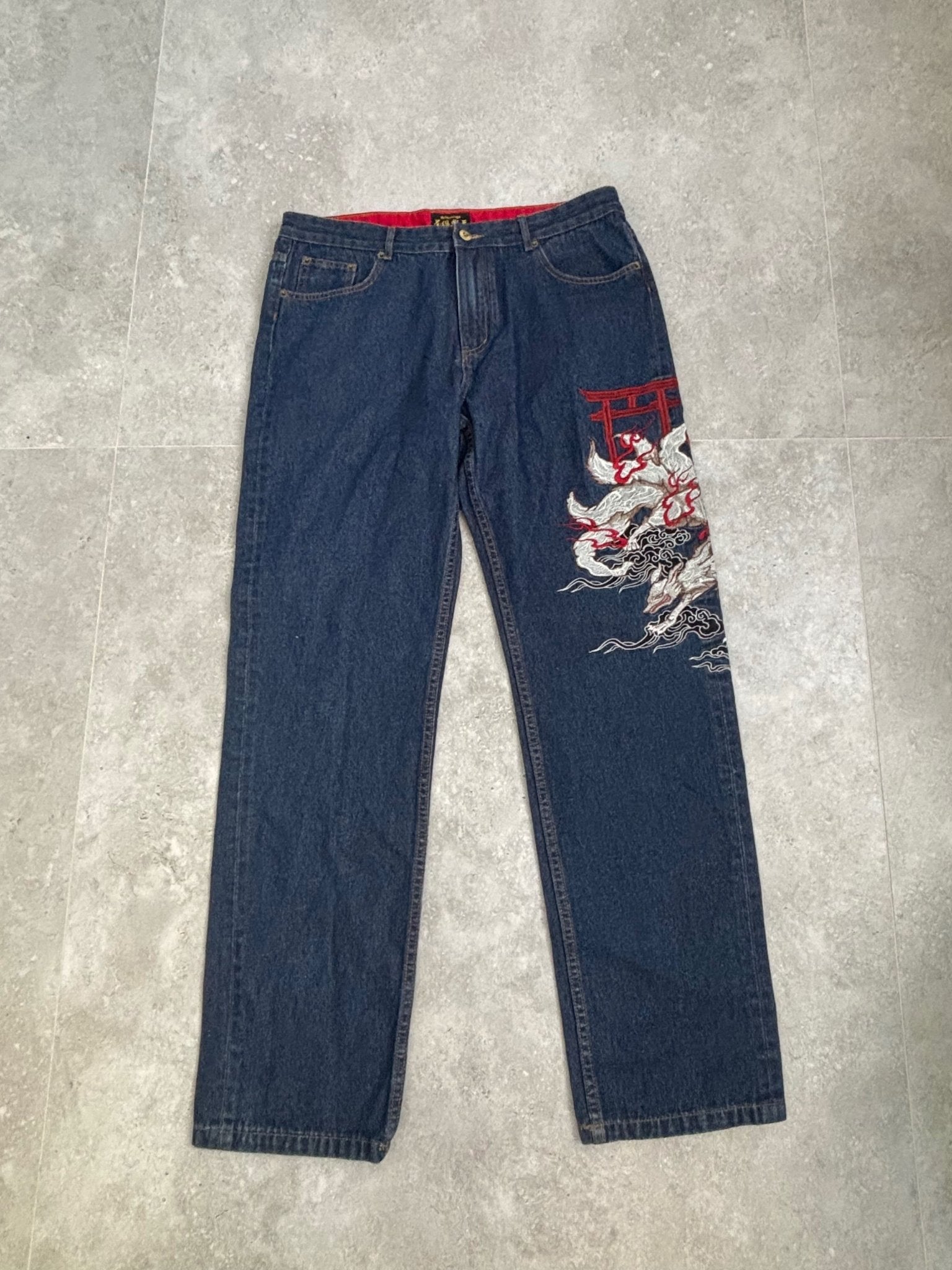 Japanese style Embroidered Pants 38