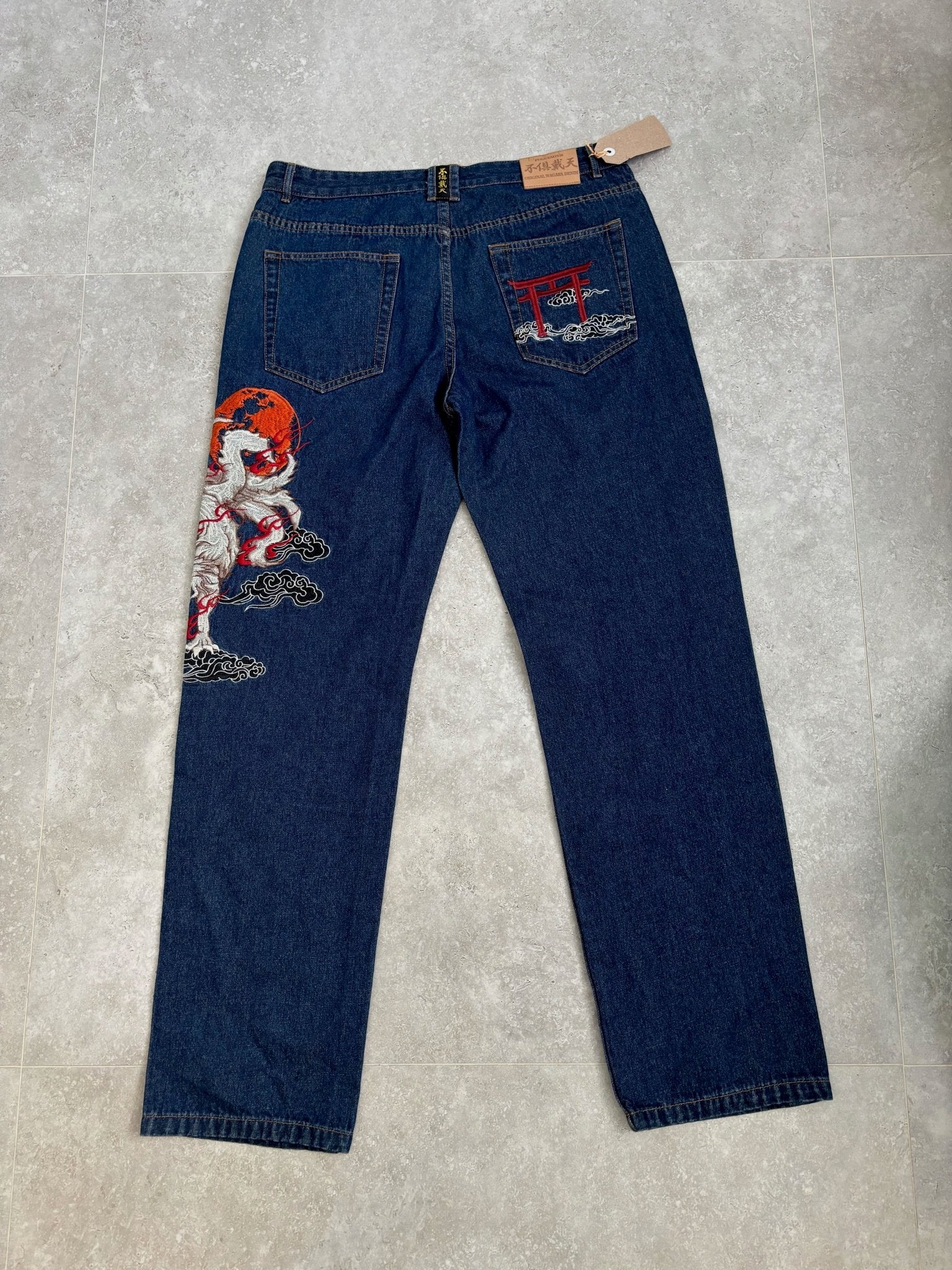 Japanese style Embroidered Pants 38