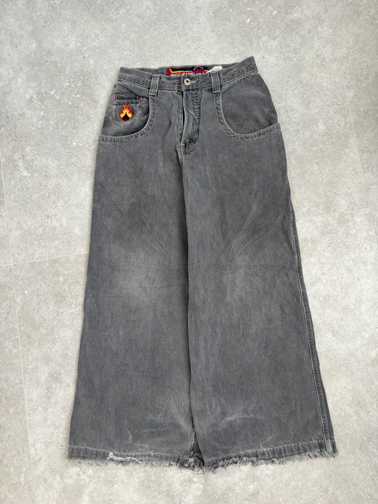 Jnco Flaming Spades 29x31