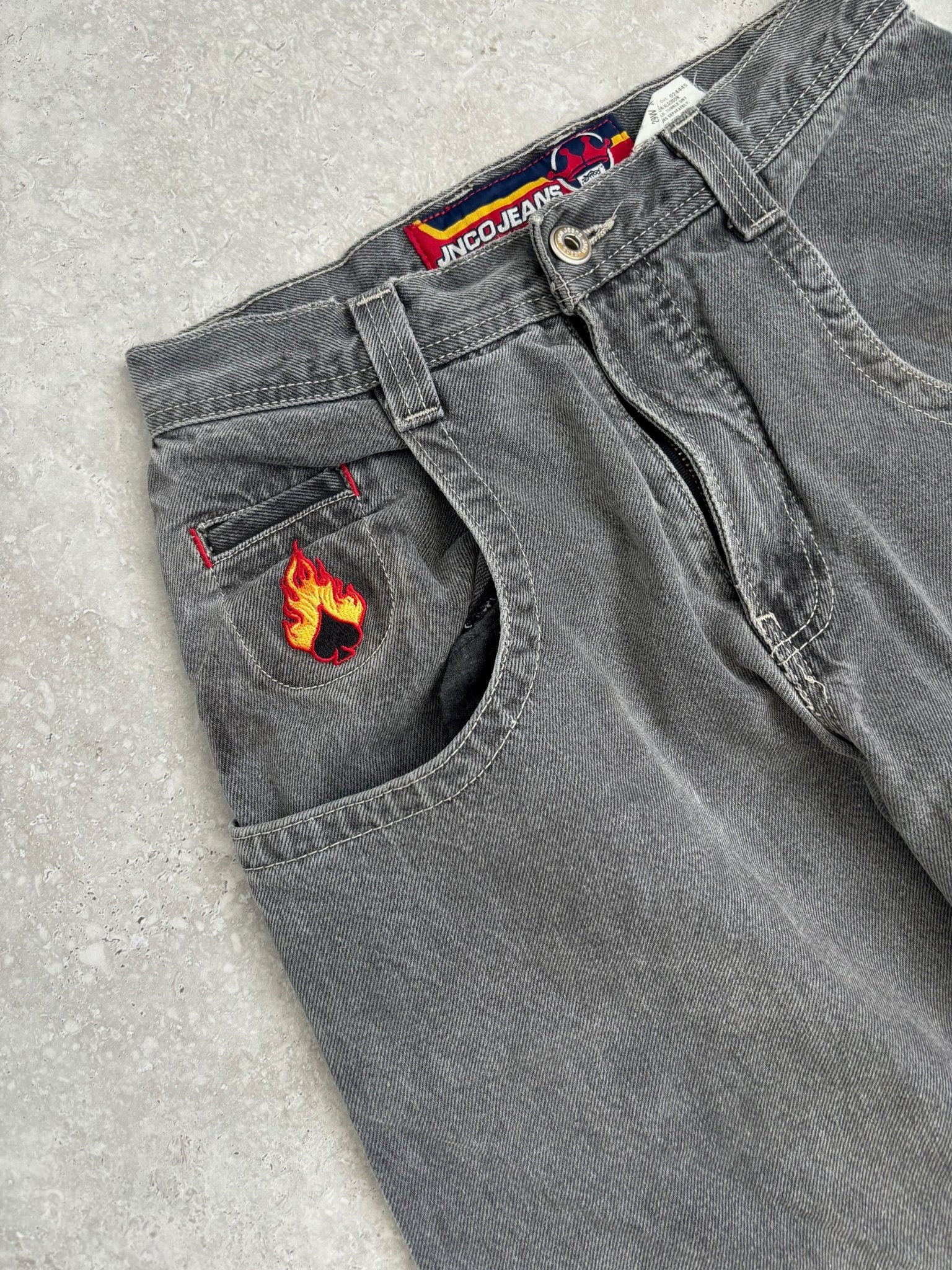 Jnco Flaming Spades 29x31