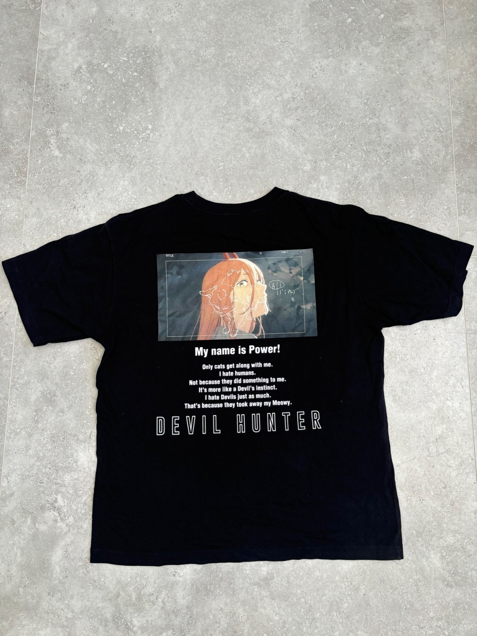 Chainsaw Man Power T-Shirt – Japan Exclusive, Size L
