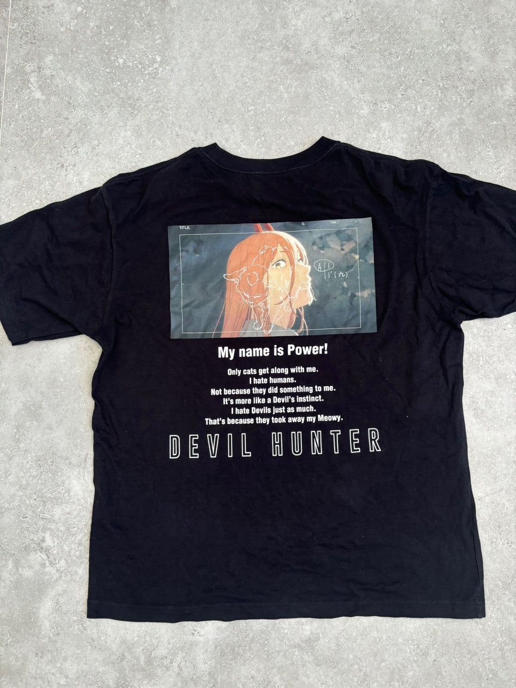 Chainsaw Man Power T-Shirt – Japan Exclusive, Size L